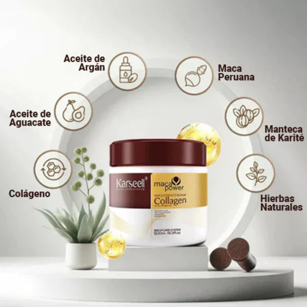 MASCARILLA KARSEELL COLAGENO - EFECTO KERATINA EN 40 SEG